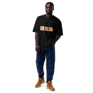 Big Lux Comic Oversized heavyweight t-shirt