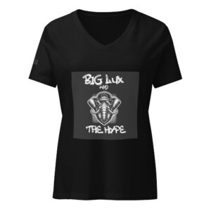 Women’s Big Lux and the Hype relaxed v-neck t-shirt
