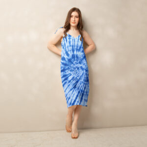 Tie-strap Big Lux midi dress