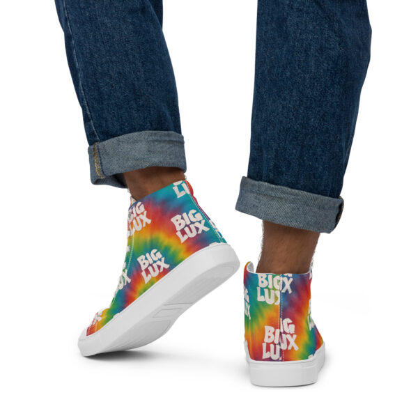 Big Lux high top canvas shoes