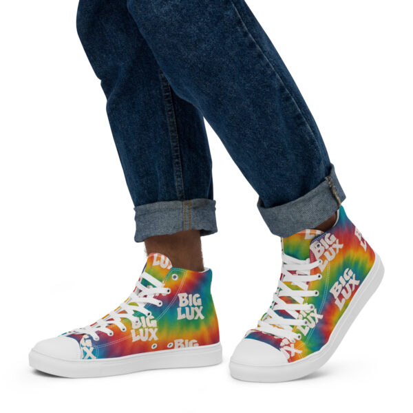 Big Lux high top canvas shoes - Image 2