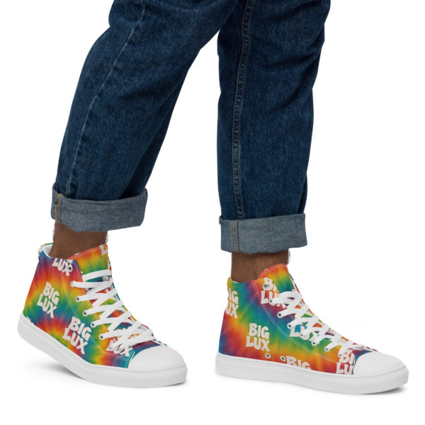 Big Lux high top canvas shoes - Image 3